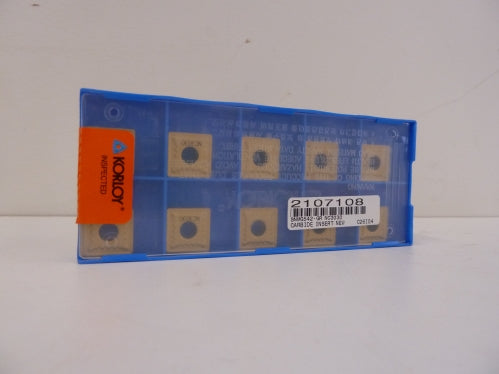 SNMG542-GR NC3030 Insert - Korloy 2107108