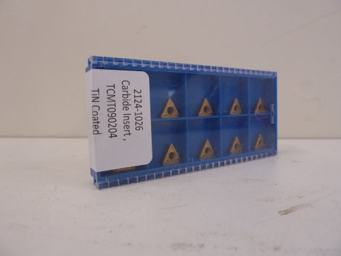 TCMT090204 TiN Insert - Accusize 2124-1026