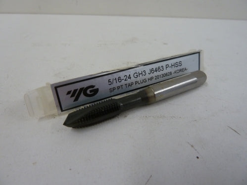 5/16-24 Spiral Point Tap Hard Slick - YG-1 J6463 (Titanium Alloys & Nickel Alloys to 44 Roc)