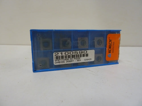 SPMT110408-KC PC230 Carbide Insert - Korloy 2100590 (Steel Grade)