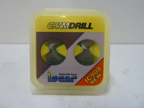 IDM 0551 IC908 Chamdrill Insert (14mm) Iscar 5505543 (Steel/Stainless Steel & Cast Iron)