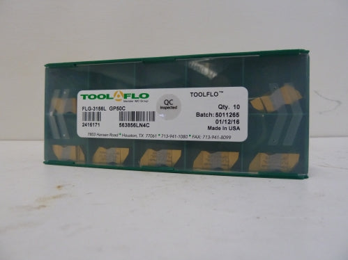 FLG-3156L GP50C Threading Insert - Tool-Flo USA (NG3156L) (Steel Grade)
