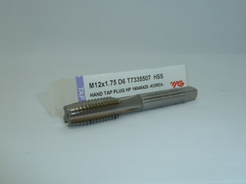 M12 x 1.75 Plug Hand Tap - YG-1 T7335507