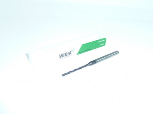 2.0mm Coolant Thru Carbide Drill Coated 8XD - Widia VDS403A02000 (26mm LOC x 66mm O/L)
