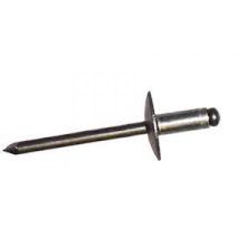 3/16" x .925" (.626" - .750" Grip) Large Dome Aluminum Rivet Pt#035010