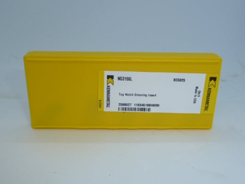 NG3156L KC5025 Grooving Insert - Kennametal (Steel/Stainless/Cast Iron)