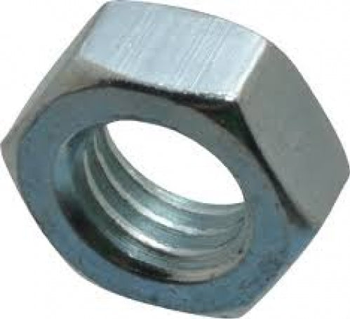M24 x 3.0mm Hex Jam Nut Zinc (Sold Individually)