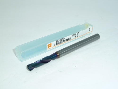 5.20mm Coolant Thru Carbide Drill Coated - OSG 8630520 (26mm LOC  82mm O/L)