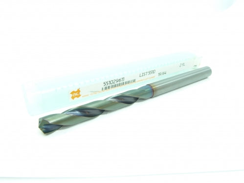 19/64" Coolant Thru Carbide Drill Coated 5XD - OSG 561029611 (60mm LOC  118mm O/L)