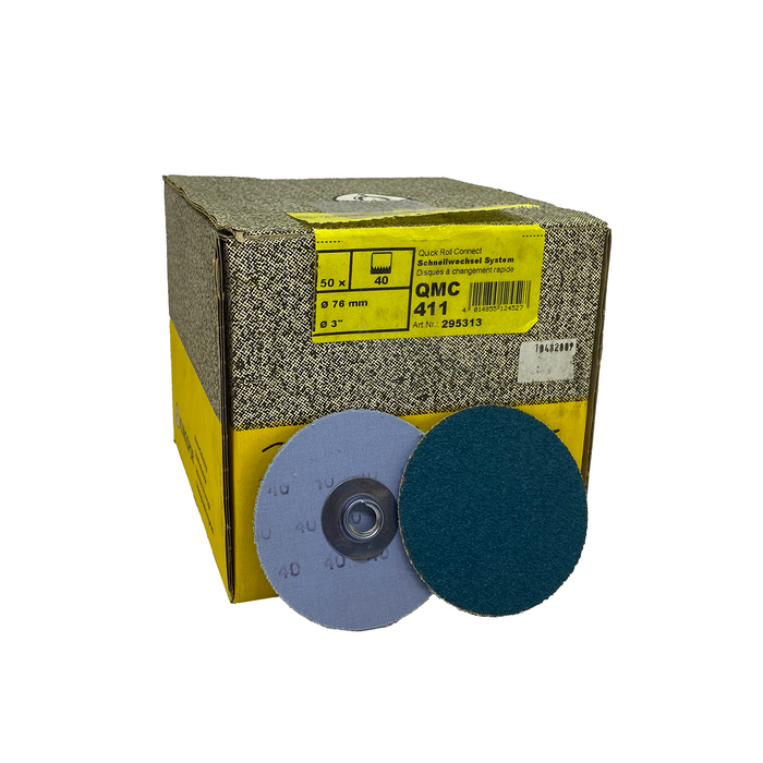 3" 40 Grit Socat Style Quick Change Disc - Klingspor