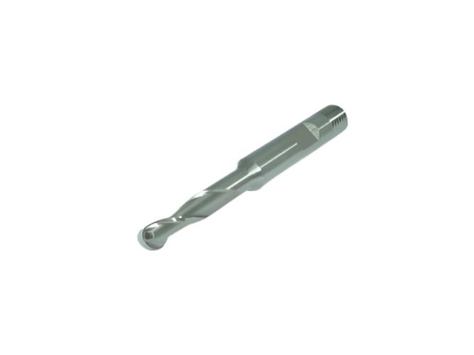 1/4" 2 Flute Long Ballnose End Mill HSSCo - Sowa 103823