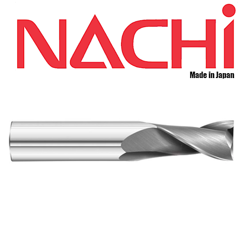 32mm 2 Flute HSSCo Super-Hard End Mill - Nachi S2