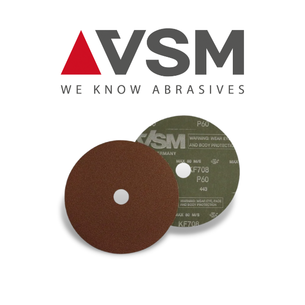 4-1/2" x 7/8" x 80 Grit Fiber Sanding Disc - VSM 113242