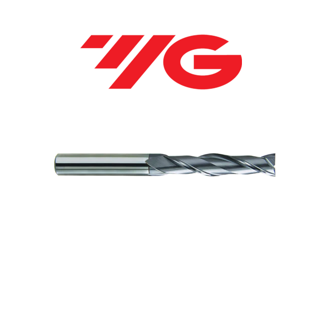 1/4" 2 Flute Extra Long Carbide End Mill TiALN - YG-1 41289