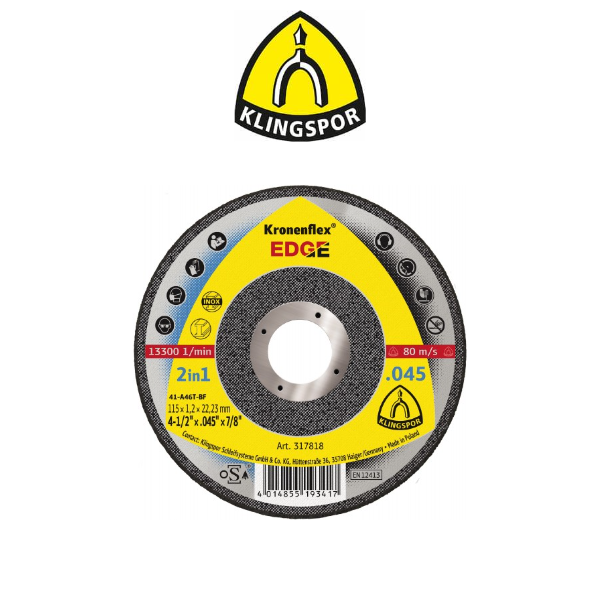 4-1/2" x 7/8" x .045" Cut Off Wheel - Klingspor 317818