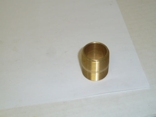 3/4 NPT Close Nipple Brass