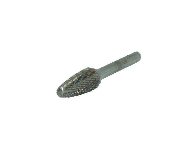 SF5 Round Nose Tree Carbide Burr Double Cut - Metal Removal (1/2" Dia x 1" LOC x 1/4" Shank)