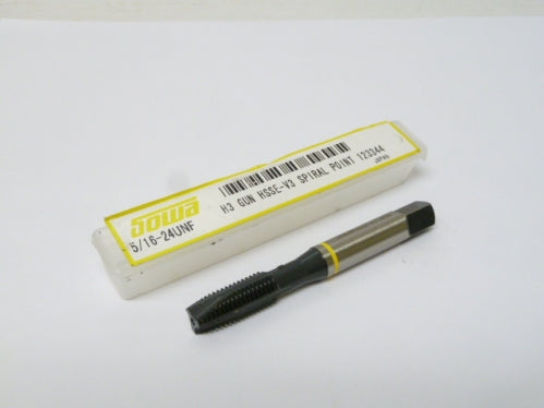 5/16-24 Spiral Point Tap Yellow Ring HSSE-V3 - Sowa 123344