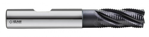 1/2" 4 Flute Roughing End Mill HSSCo Tialn - IZAR TOOL