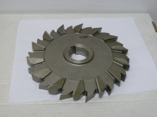 8" x 7/8" x 1-1/2" Staggered Tooth Side & Face Milling Cutter HSS - Butterfield