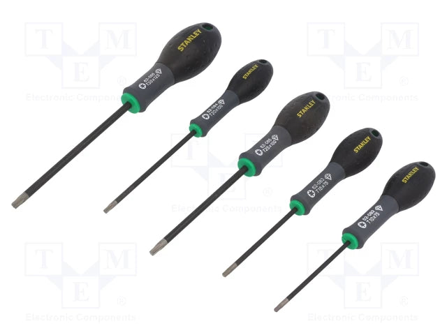 5pcs Torx Diamond Tip Screwdriver Set - Stanley