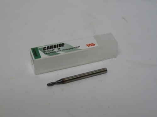 5/64" 2 Flute Carbide End Mill Tialn - YG1 01555TF