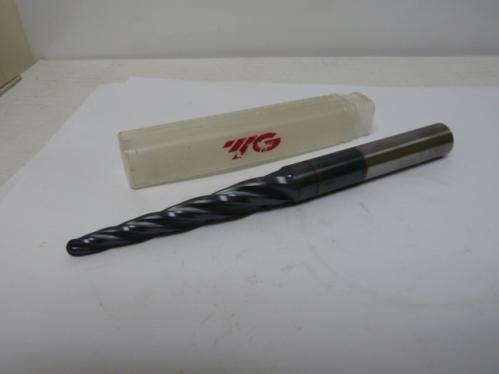 3 Degree 1/4" Tapered Ballnose Carbide End Mill Tialn - YG
