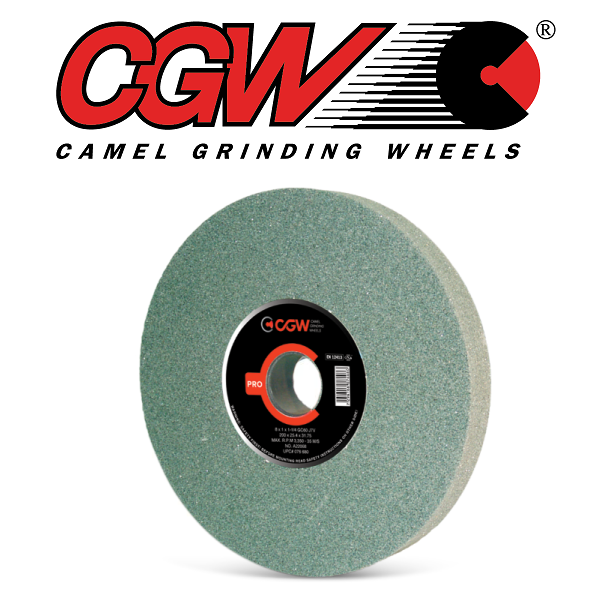 6" x 3/4" x 1" GC80-I-V Green Silicone Carbide Grinding Wheel - CGW 38505