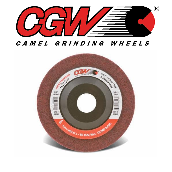4-1/2" x 7/8" Surface Preparation Wheel- CGW #53242