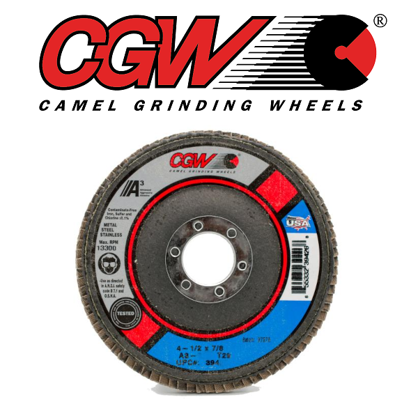 5" x 7/8" 36G Aluminum Oxide Flap Disc - CGW A3 #43181