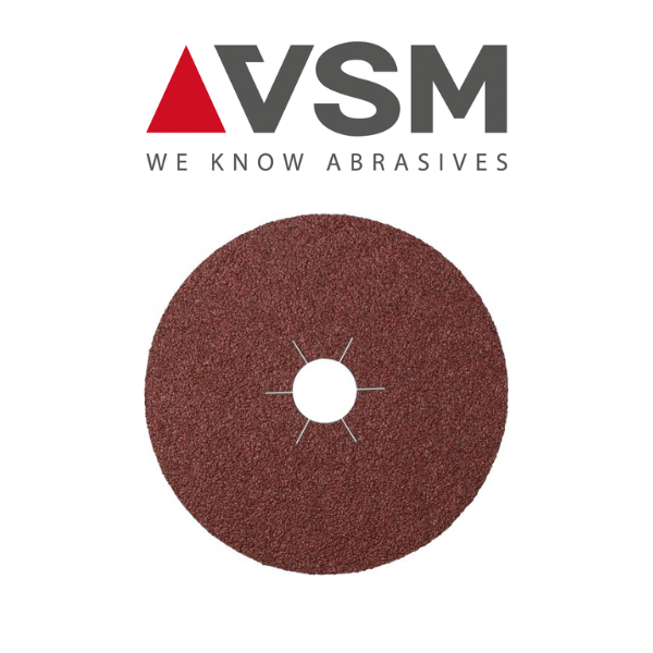 7" x 7/8" x 36 Grit Fibre Disc - VSM 113855