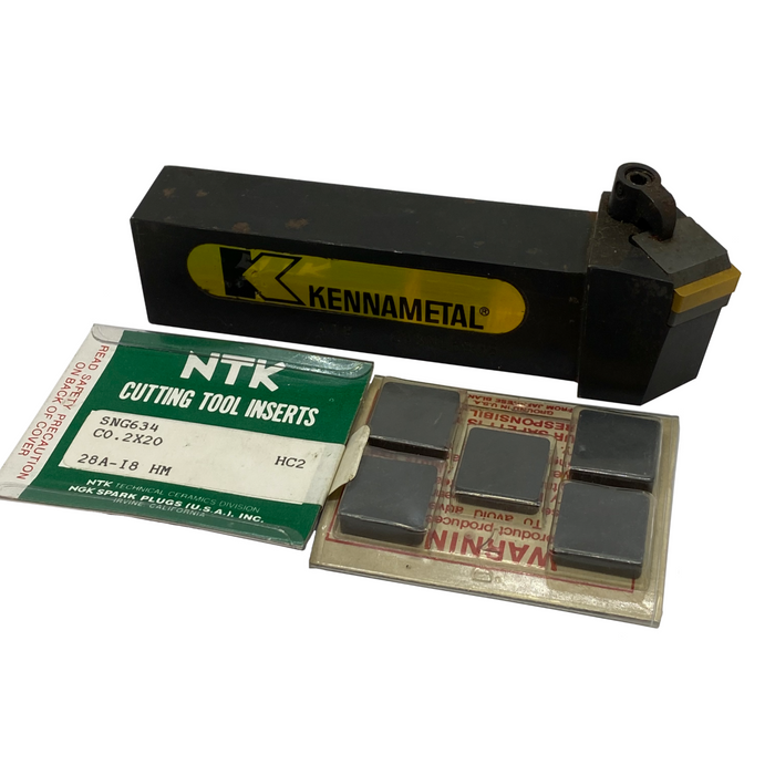 CSSNL856 Tool Holder c/w 10pc NTK - SNG634 Ceramic Inserts - Kennametal/NTK