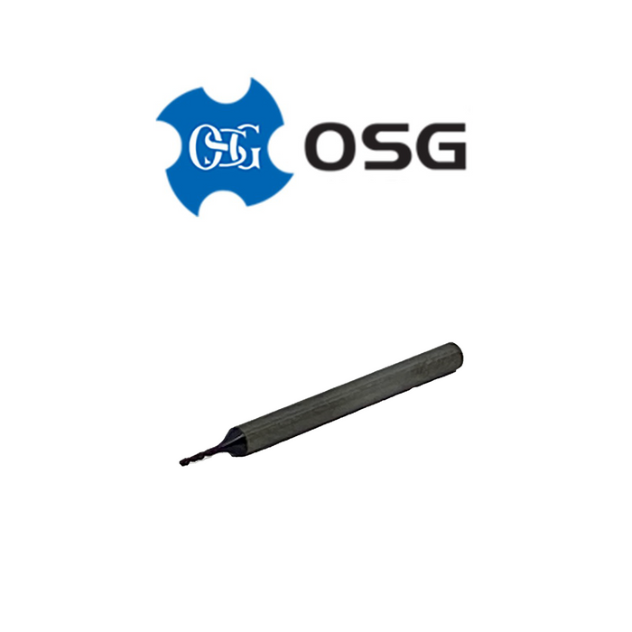 1/32" 2 Flute Micro Length Carbide Drill TiALN - OSG 3300075