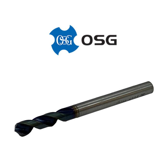 15/64" 2 Flute Stub Length Drill HSS - OSG 11554615