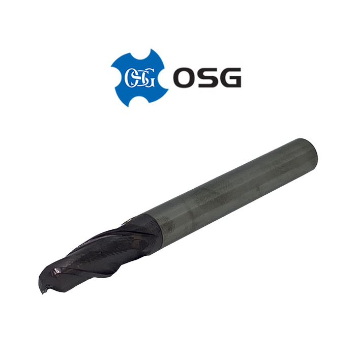 10mm 2 Flute Carbide End Mill TiAlN (3mm Corner Rad) - OSG HP432-3934