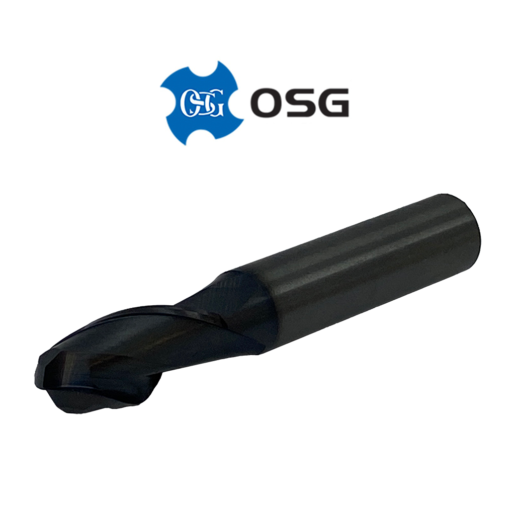 14mm 2 Flute Ballnose Carbide End Mill TiAlN OSG — Cutting Tool Pickers