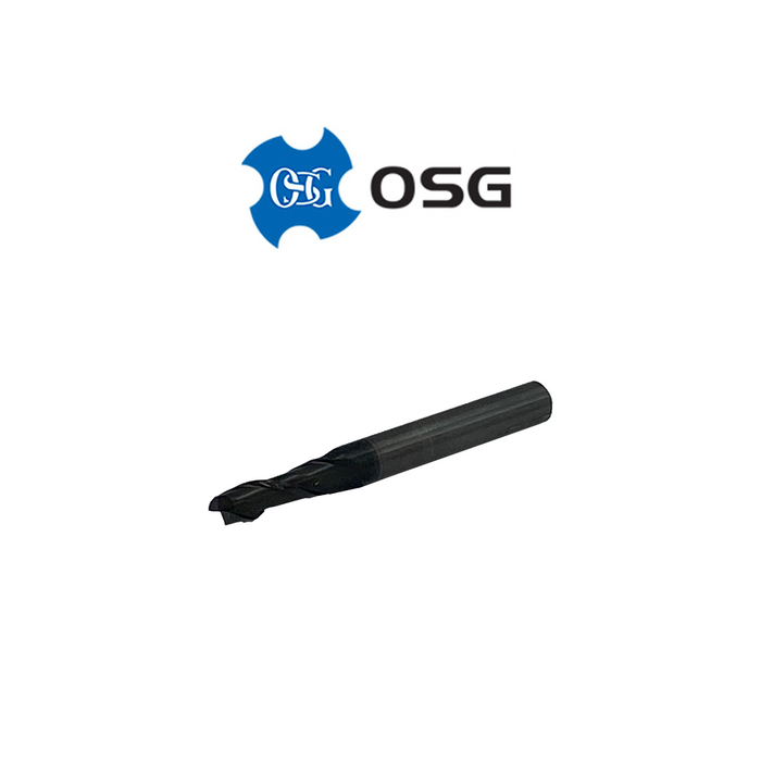 4.90mm 2 Flute Carbide End Mill - OSG 3182449 (.1929")