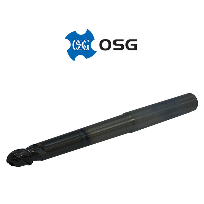 12mm 3 Flute Ballnose Carbide End Mill - OSG 3096242