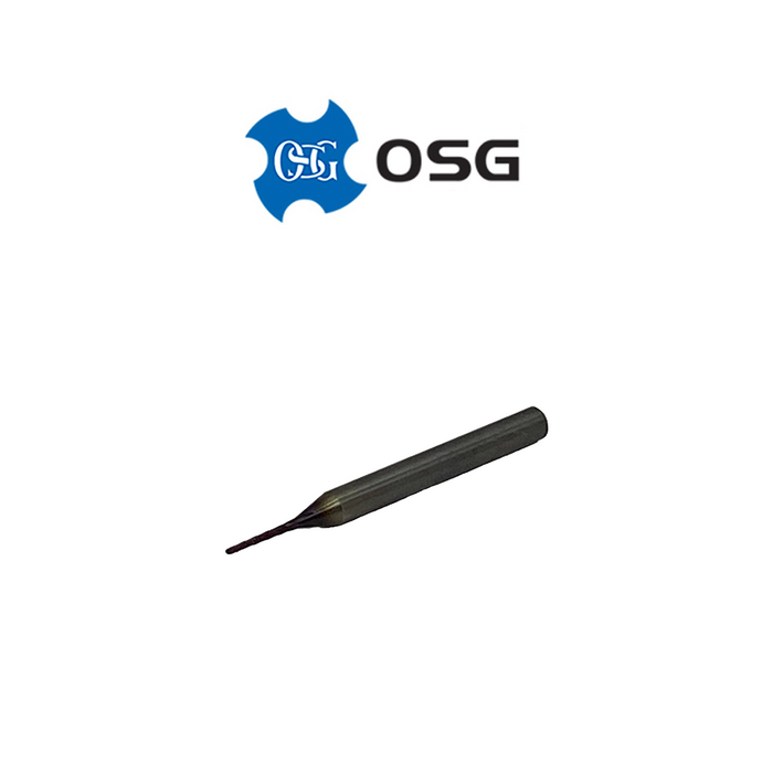 0.8mm Carbide Taper Ballnose End Mill TiALN - OSG 8509312