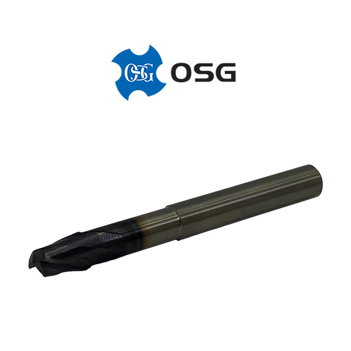 12mm 2 Flute Stub Length (1.5mm Rad) Carbide End Mill TiALN - OSG HP433-4722