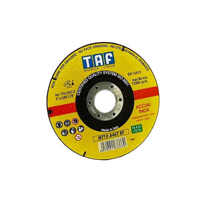 4-1/2" x 3/64" x 7/8" Cut Off Disc - TAF