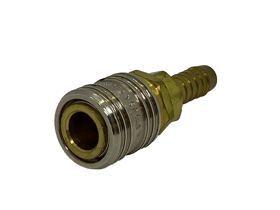 1/4" Q/C x 3/8" Hose Barb Coupler