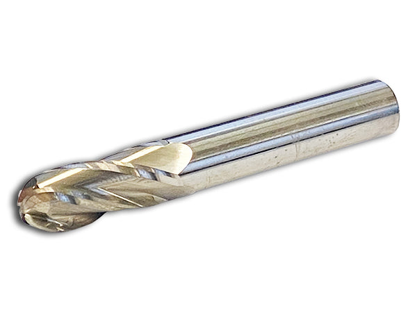 3/8" 4 Flute Ballnose Carbide End Mill - USA