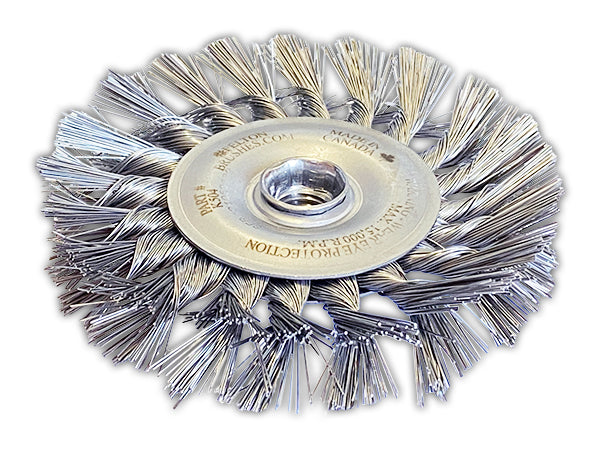 5" Standard Twist Knot Wire Wheel Brush - Felton K504