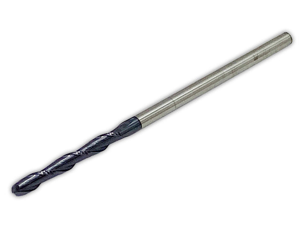 1/8" 2 Flute Ballnose Carbide End Mill AlTiN - USA