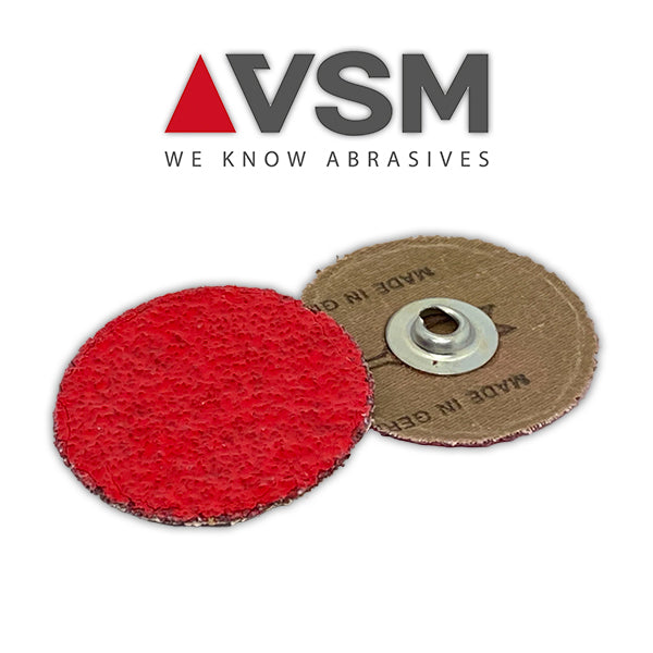 2" Type 1 Ceramic Quick Twist Disc - 80 Grit - VSM 117906