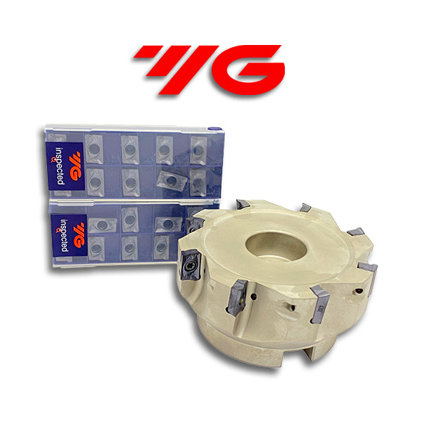 APKT1604 Milling Kit - 2-1/2" Shoulder Mill w/ 20 Inserts - YG-1 [PROMO]