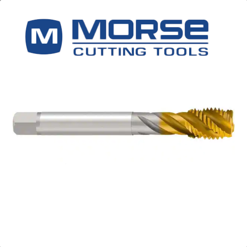 1/2-20 Spiral Flute Tap TiN Coated - Morse