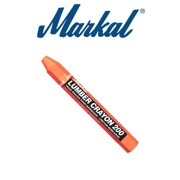 Orange Lumber Crayon 200 - Markal 80354
