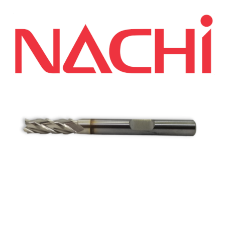 1/4" 4 Flute Roughing Carbide End Mill SG Coated - Nachi